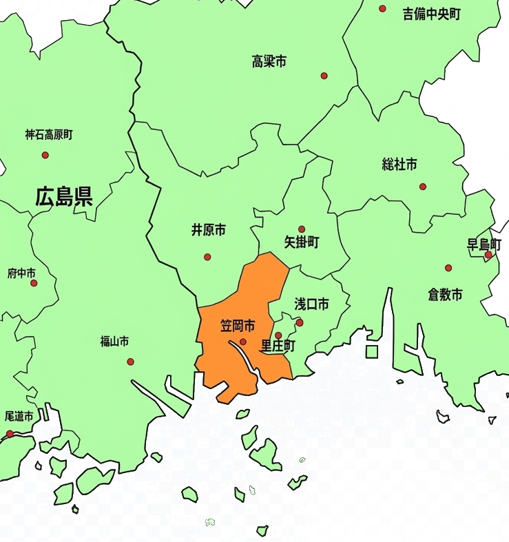 対応エリアマップ